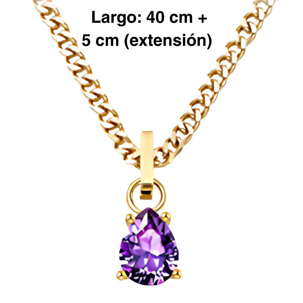 Diciembre - Set Cadena + Aros Lilia Intenso