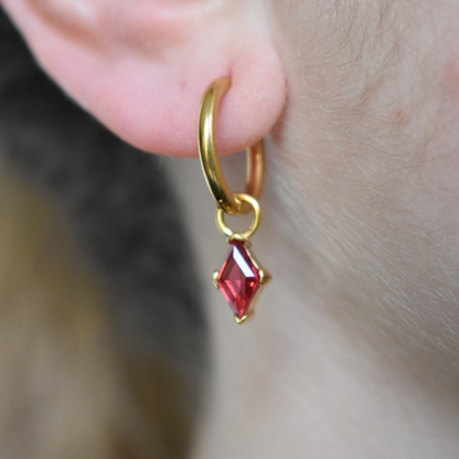 Enero-  Set Cadena + Aros Azul  Ruby claro II