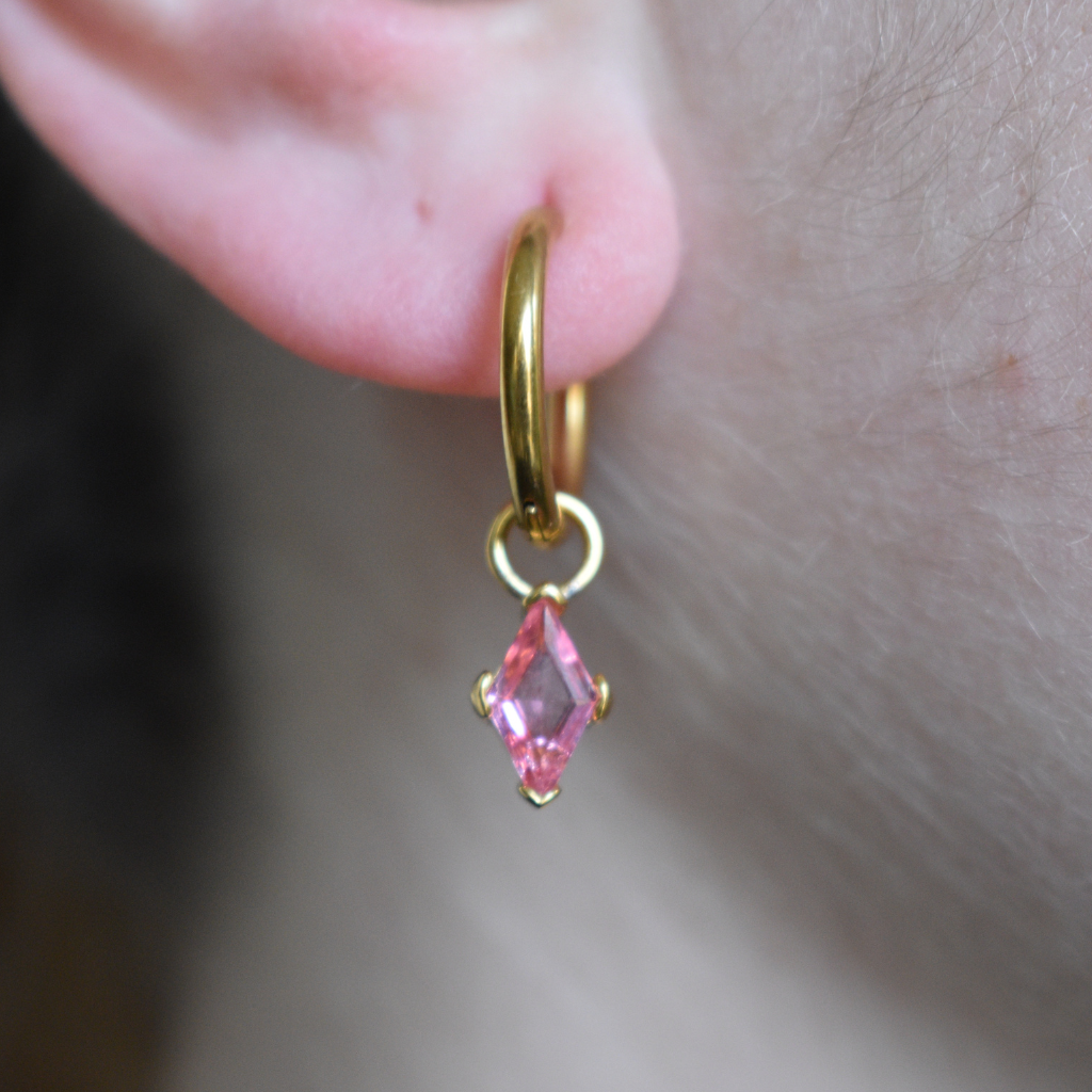 Marzo -  Set Cadena + Aros Pink II