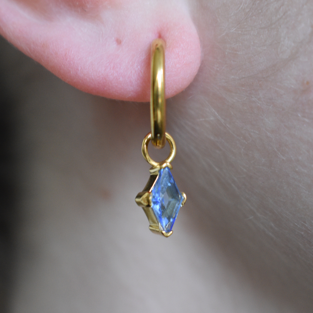 Febrero -  Set Cadena + Aros Azul Glaciar II