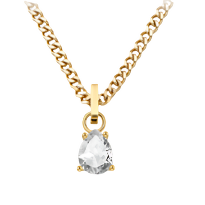 Abril - Set Cadena + Aros Diamante