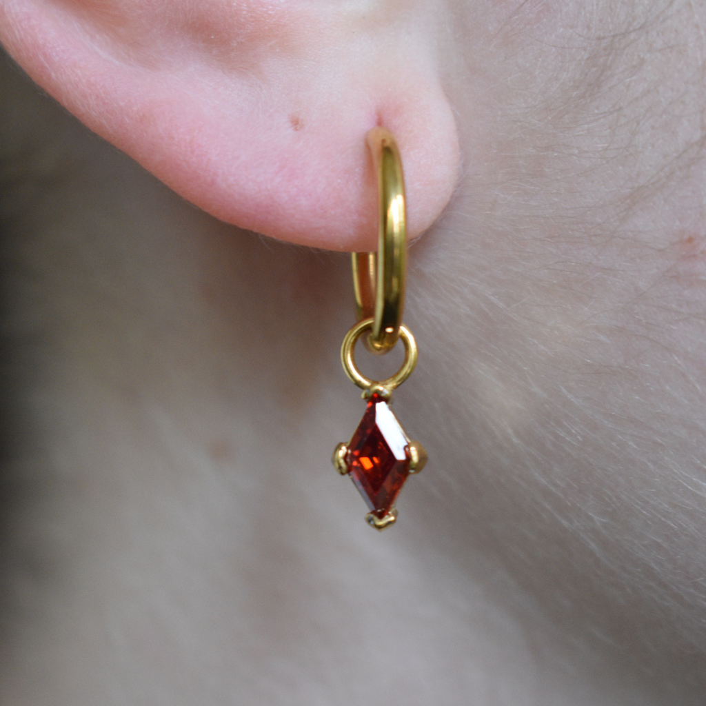 Octubre - Set Cadena + Aros de ruby II