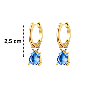 Febrero -  Set Cadena + Aros Azul Glaciar