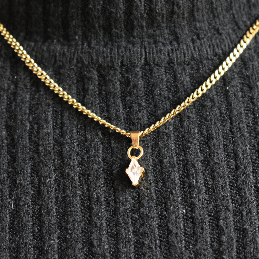 Abril - Set Cadena + Aros Diamante II