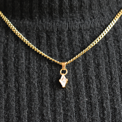 Abril - Set Cadena + Aros Diamante II