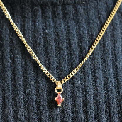 Octubre - Set Cadena + Aros de ruby II