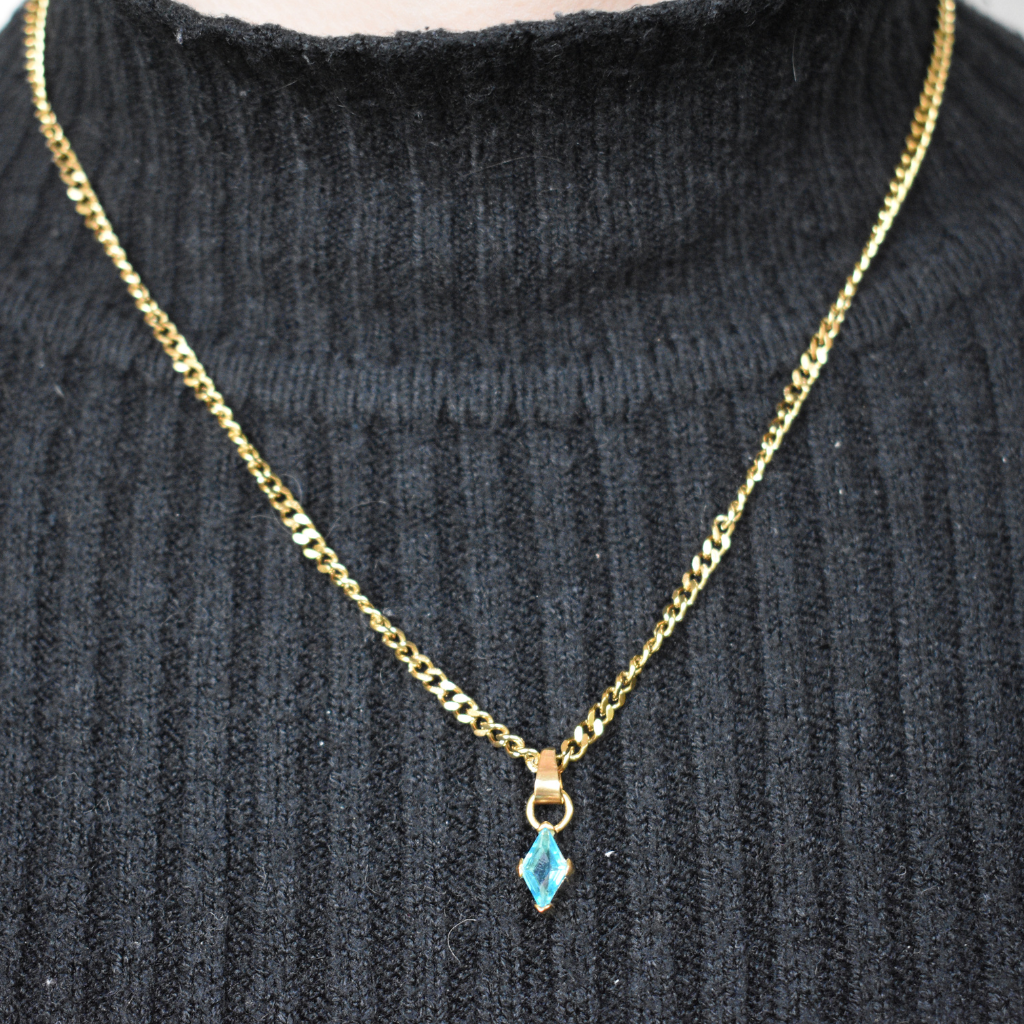 Mayo -  Set Cadena + Aros Turquesa II