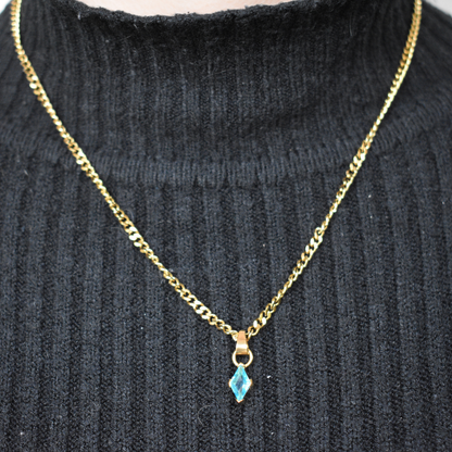 Mayo -  Set Cadena + Aros Turquesa II