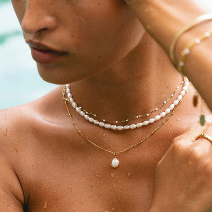 Choker de Perlas de Agua Dulce