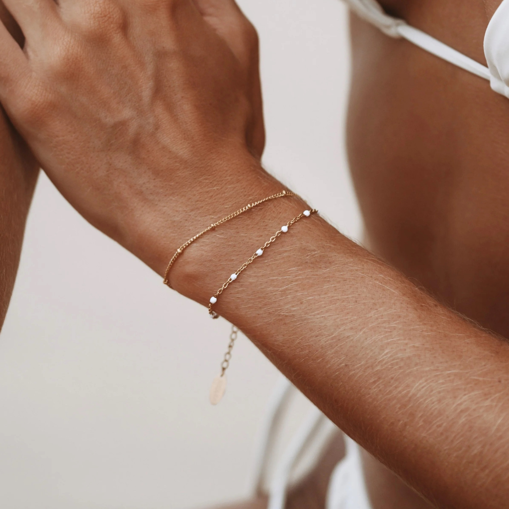 White sun - pulsera doble