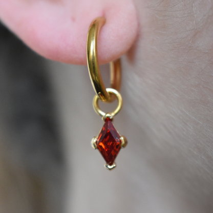 Octubre - Set Cadena + Aros de ruby II