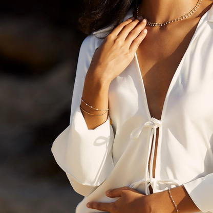 White sun - pulsera doble